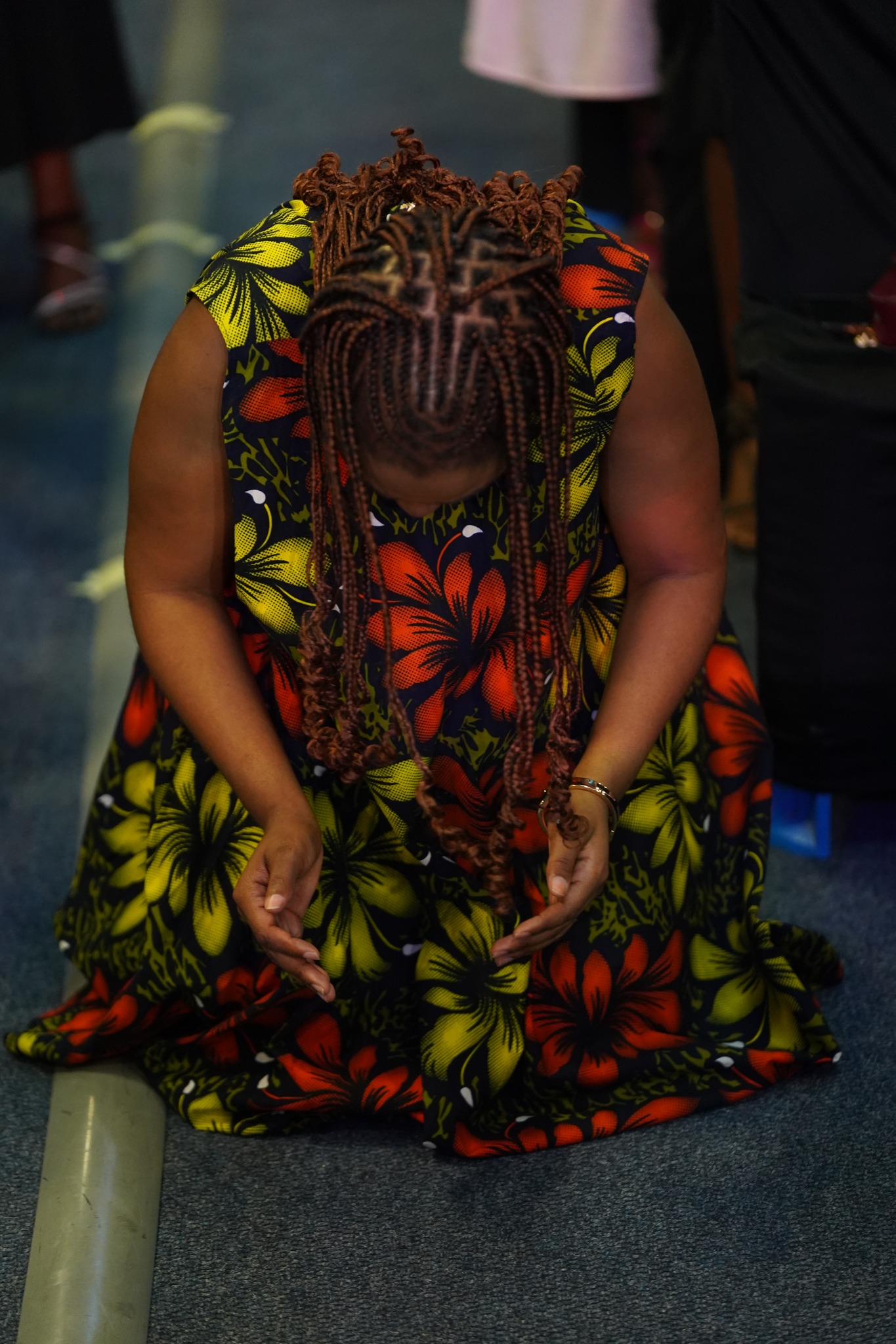 Choir ministering during a Christ Embassy service