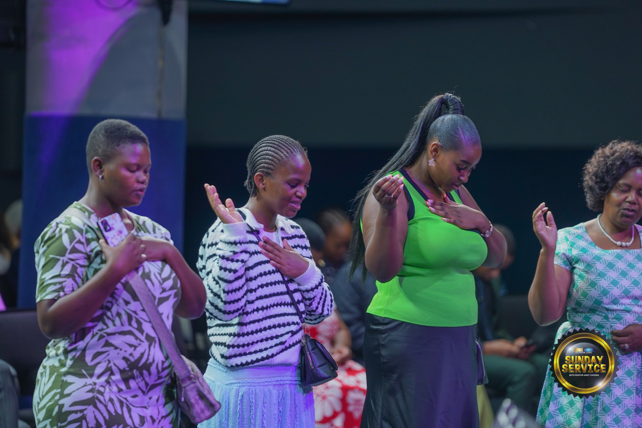 Pastor preaching at Christ Embassy Durban