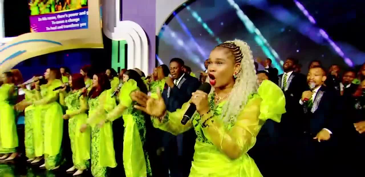 Worship leader ministering on stage from Christ Embassy Durban Facebook reels